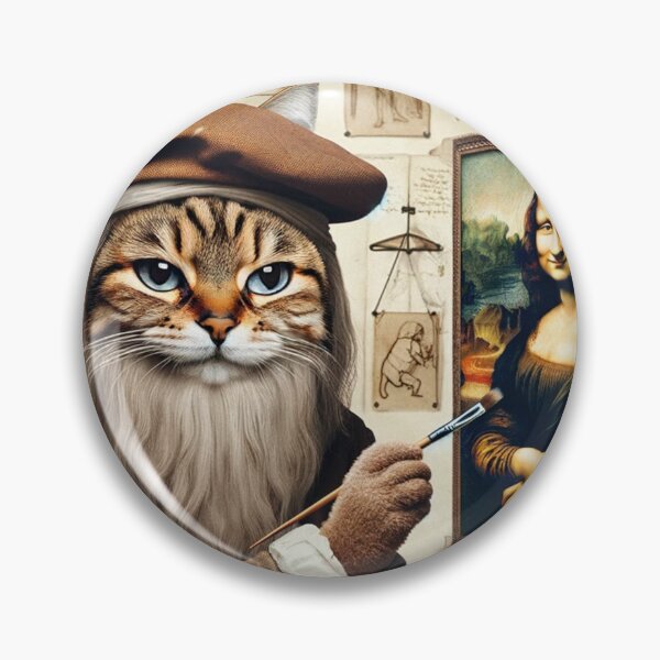 Item preview, Leonardo Da Vincat designed and sold by Labcoat Legends.