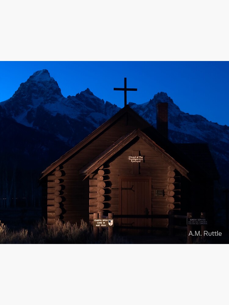 Lightpainting Chapel of the Transfiguration by annruttle