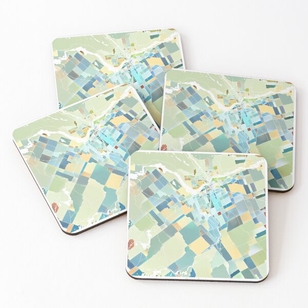Item preview, Ottawa Canada City Map - Pastel Color Scheme designed and sold by StylishStacks.