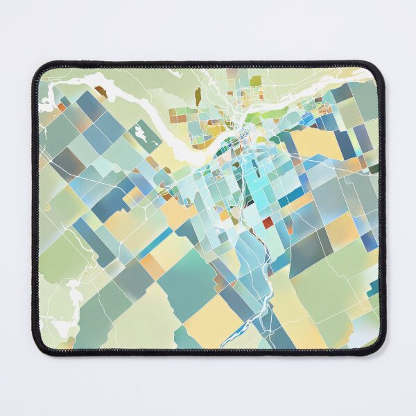 Item preview, Ottawa Canada City Map - Pastel Color Scheme designed and sold by StylishStacks.