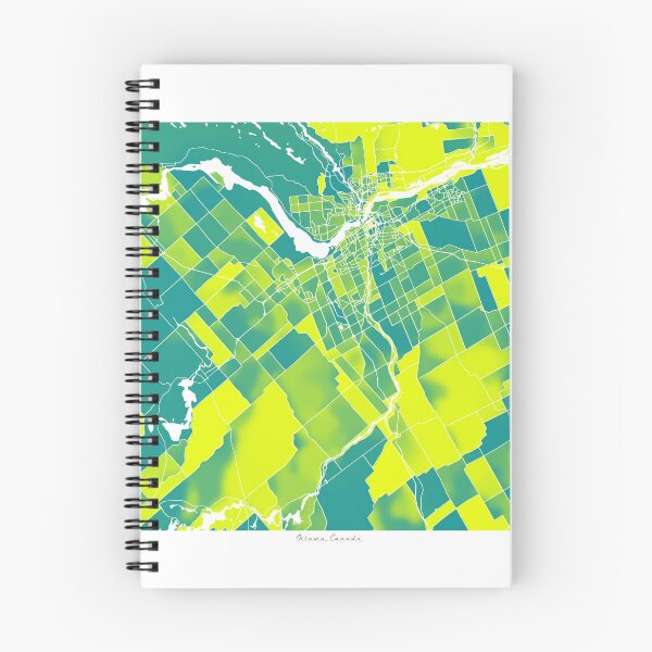Item preview, Ottawa Canada City Map - Green-Yellow Duotone designed and sold by StylishStacks.