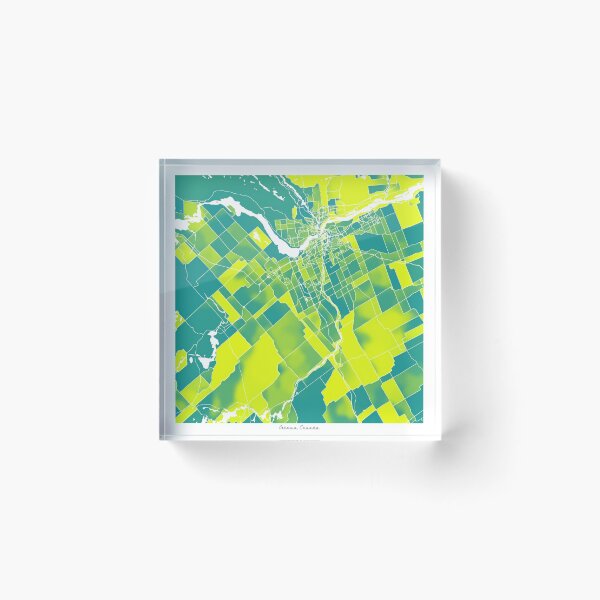 Item preview, Ottawa Canada City Map - Green-Yellow Duotone designed and sold by StylishStacks.