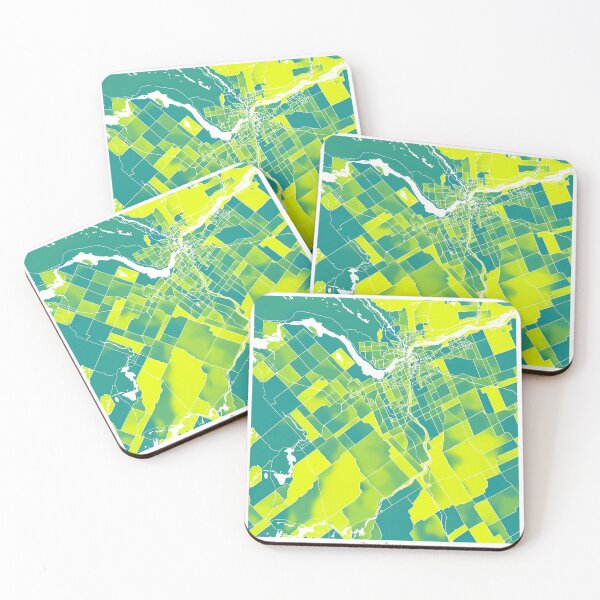 Item preview, Ottawa Canada City Map - Green-Yellow Duotone designed and sold by StylishStacks.