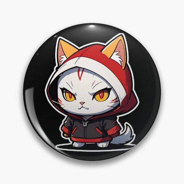 Item preview, Cat Assassin, Chibi, Manga, Anime, Cat Lovers Funny designed and sold by Porcupine Tees ⭐⭐⭐⭐⭐.
