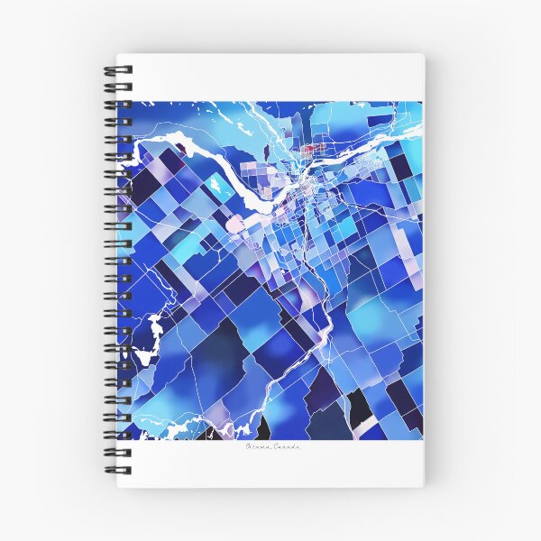Item preview, Ottawa Canada City Map - Marine Blue designed and sold by StylishStacks.