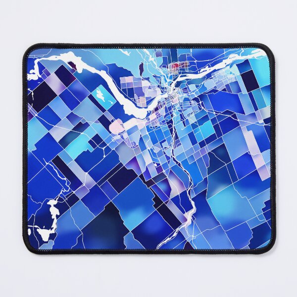Item preview, Ottawa Canada City Map - Marine Blue designed and sold by StylishStacks.