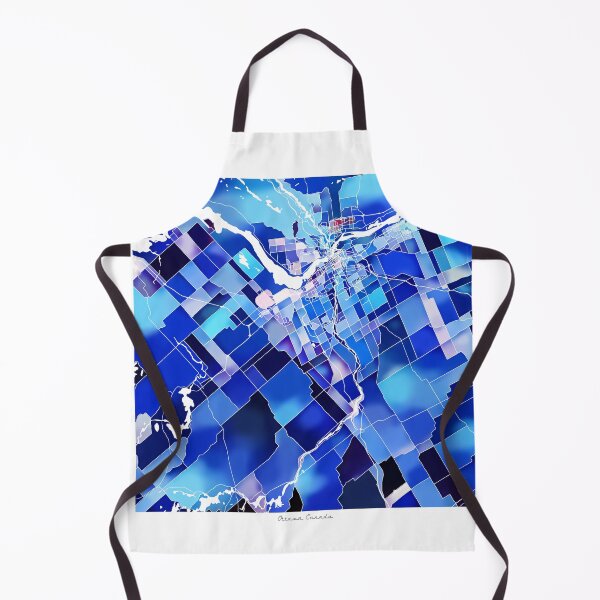 Item preview, Ottawa Canada City Map - Marine Blue designed and sold by StylishStacks.