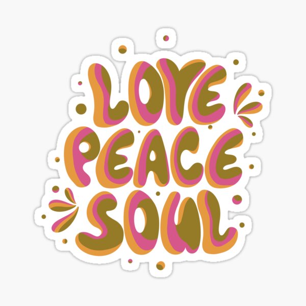 Love Peace Soul Sticker