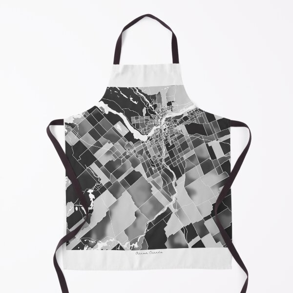 Item preview, Ottawa Canada City Map - Black and White Monochrome designed and sold by StylishStacks.