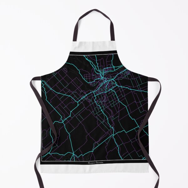 Item preview, Ottawa Canada City Map - Neon Fantasy designed and sold by StylishStacks.