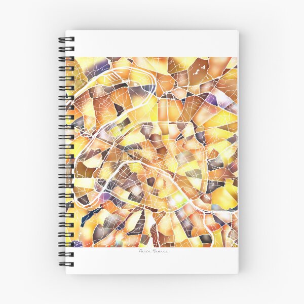 Item preview, Paris France City Map - Golden Yellow designed and sold by StylishStacks.
