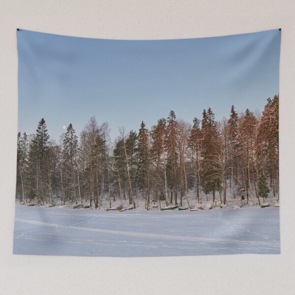 Item preview, The boats by the lake. Last morning of 2023  number 5 designed and sold by Jouko Lehto Photography.