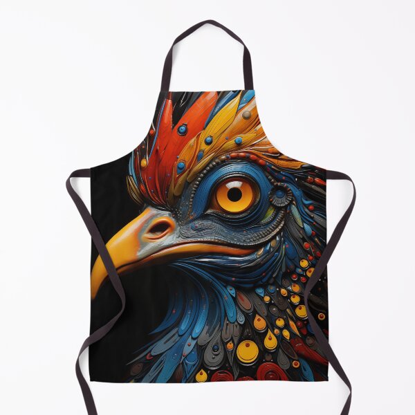 Item preview, Colorful painting of a mystic fantasy bird designed and sold by Rockwpapart.