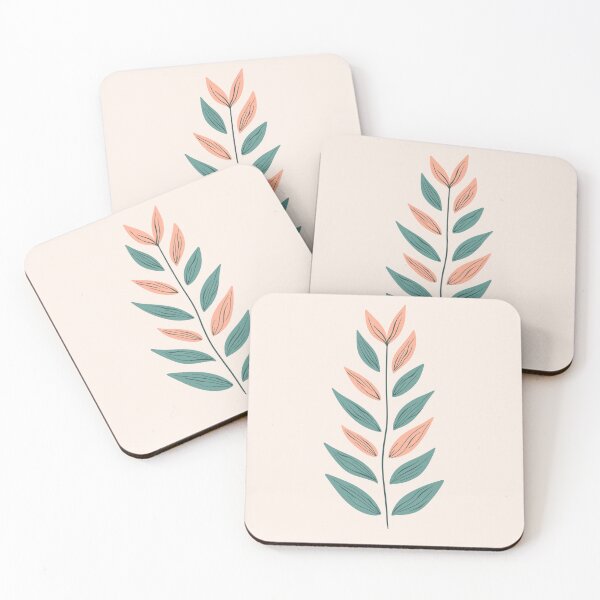 Item preview, Pastel leaves designed and sold by Eviidesigns.