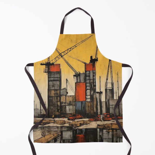 Item preview, Construction colorful travel vintage graphics designed and sold by wonderfulpark.