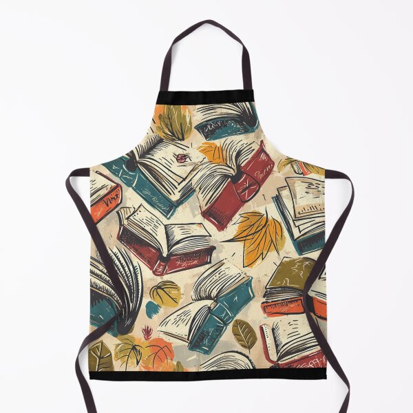 Item preview, Book Aesthetic, Abstract Doodle Books Pattern designed and sold by Desfix.