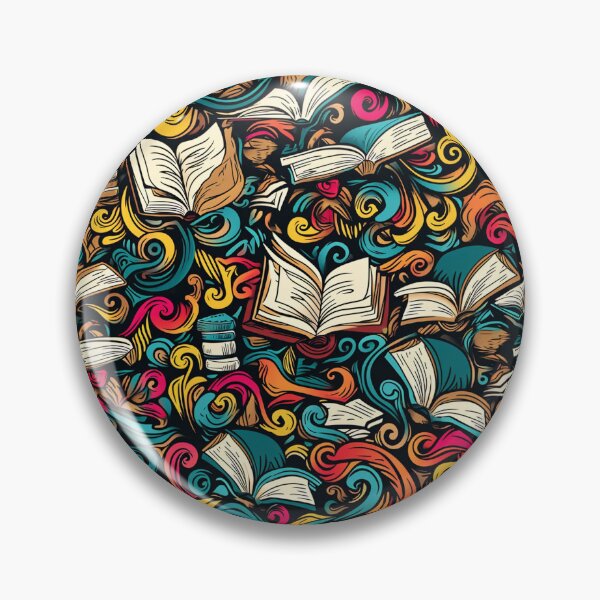 Item preview, Book Aesthetic, Abstract Doodle Books Pattern designed and sold by Desfix.