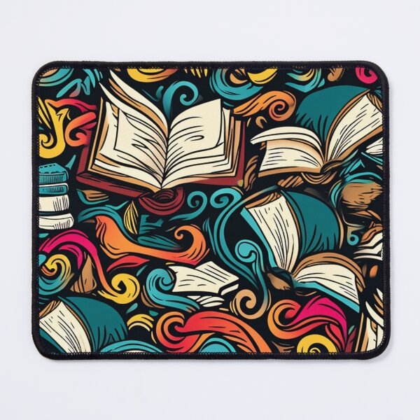 Item preview, Book Aesthetic, Abstract Doodle Books Pattern designed and sold by Desfix.