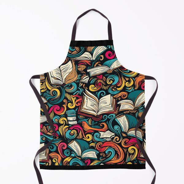 Item preview, Book Aesthetic, Abstract Doodle Books Pattern designed and sold by Desfix.