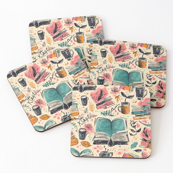 Item preview, Book Aesthetic, Abstract Doodle Books Pattern designed and sold by Desfix.