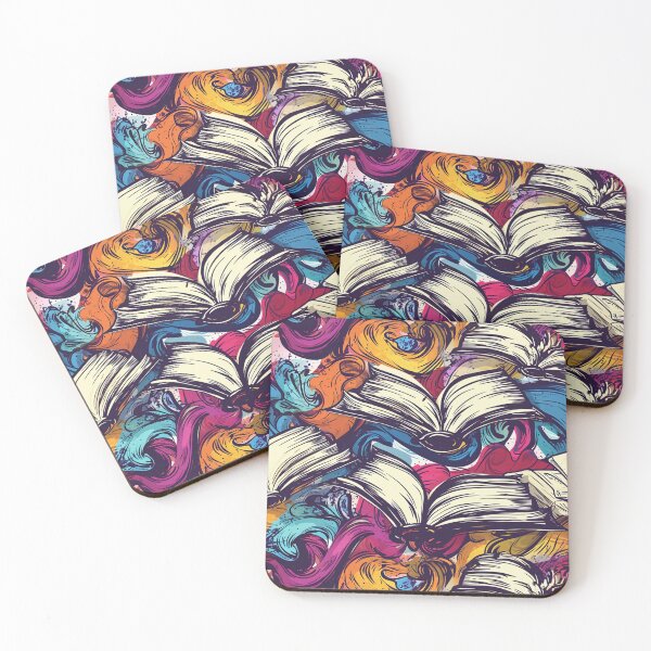 Item preview, Book Aesthetic, Abstract Doodle Books Pattern designed and sold by Desfix.