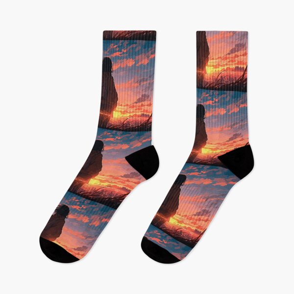 Item preview, Girl Watching The Sunset Anime Art designed and sold by Vector Scout Lab.