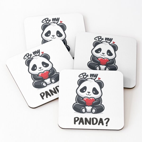 Artikelvorschau, Entzückend – Be My Panda – Valentinstag Herz für Verliebte entworfen und verkauft von Thomas Remmers.