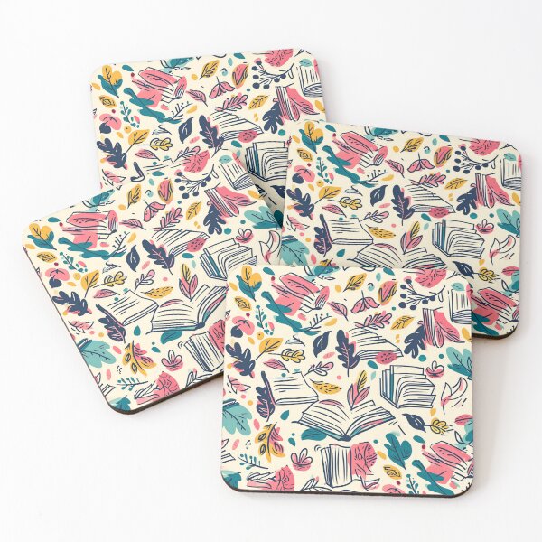 Item preview, Book Aesthetic, Abstract Doodle Books Pattern designed and sold by Desfix.