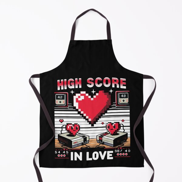 Item preview, Highscore In Love Pixel Heart Gamer Valentine's designed and sold by Thomas Remmers.
