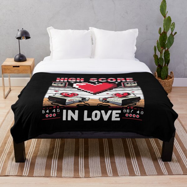 Item preview, Highscore In Love Pixel Heart Gamer Valentine's designed and sold by Thomas Remmers.