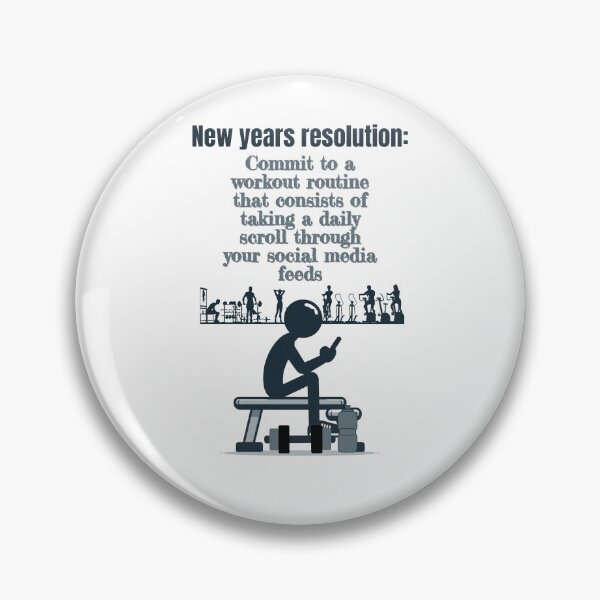 Item preview, New years resolution: to commit to exercise routine  designed and sold by Fr0mtheMachine.