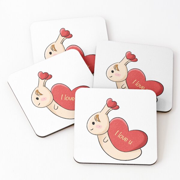Item preview, Cute Lovely I Love You Snail designed and sold by TeaTimeQueens.