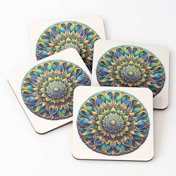 Item preview, Polish Pottery Folk Art Mandala designed and sold by Pati-Design.