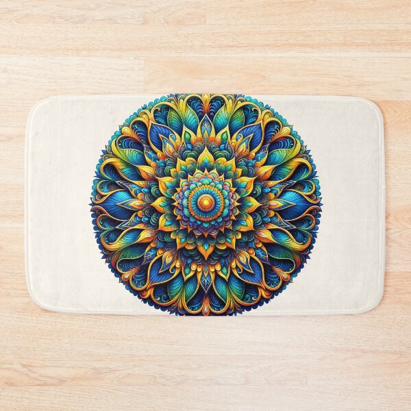 Item preview, Polish Pottery Folk Art Mandala designed and sold by Pati-Design.