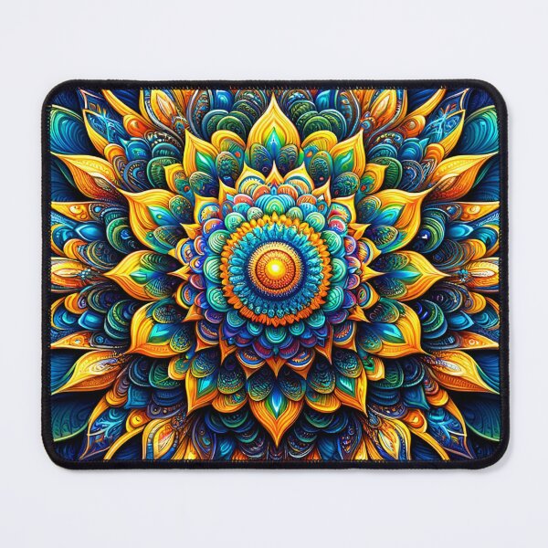 Item preview, Polish Pottery Folk Art Mandala designed and sold by Pati-Design.