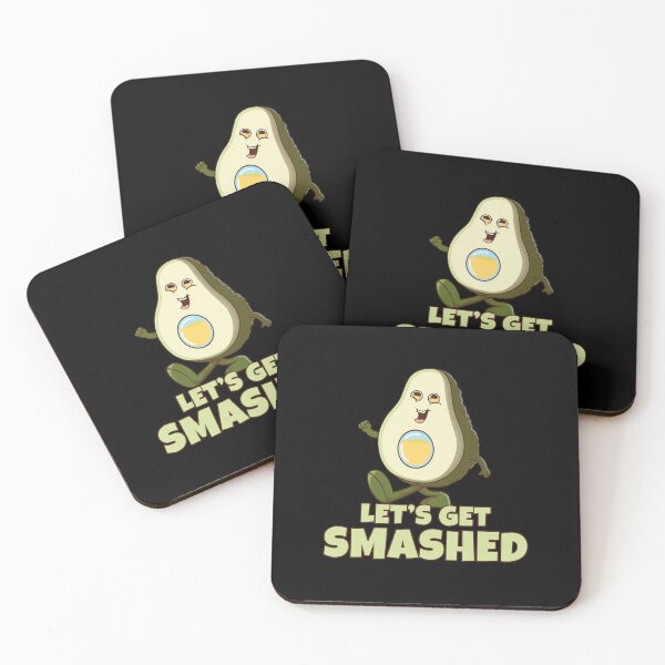 Item preview, Let's get smashed - alcoholic avo designed and sold by messy-nessie.