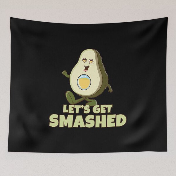 Item preview, Let's get smashed - alcoholic avo designed and sold by messy-nessie.