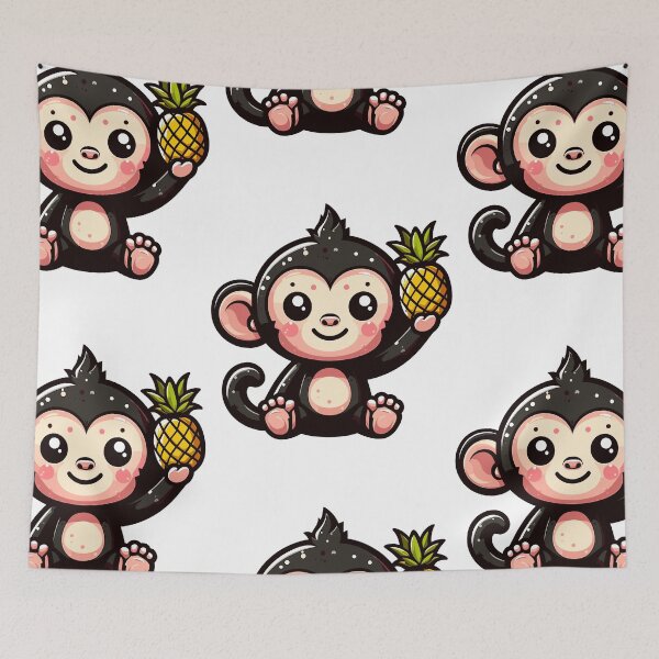 Item preview, Jungle Explorer Chimpanzee designed and sold by ArtfulWeave.
