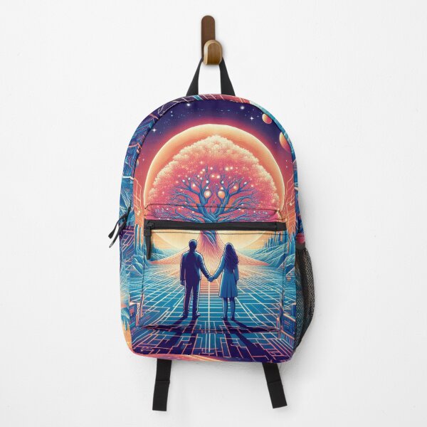 Item preview, Tree of Life - Cosmic - Neon Cyberpunk designed and sold by Design Raptor.
