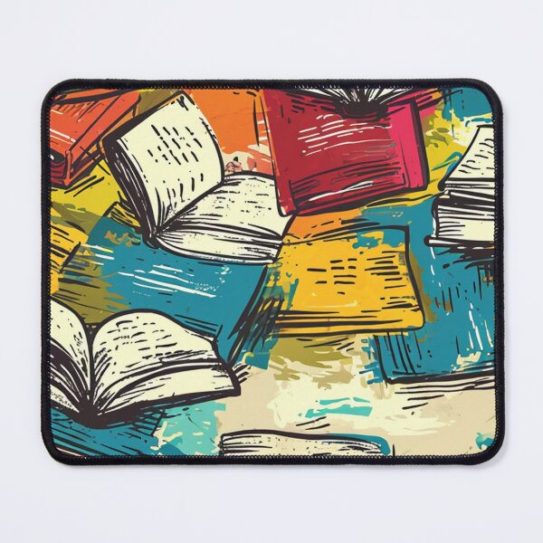 Item preview, Book Aesthetic, Abstract Doodle Books Pattern designed and sold by Desfix.