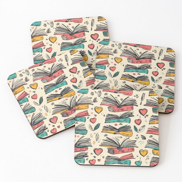Item preview, Book Aesthetic, Abstract Doodle Books Pattern designed and sold by Desfix.