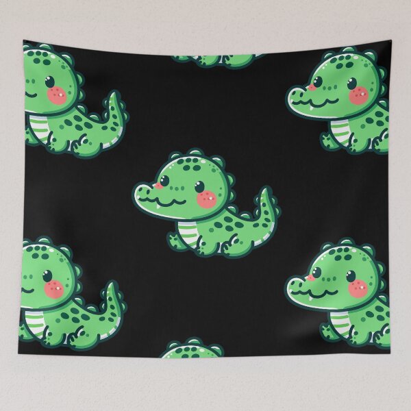 Aperçu de l'œuvre Crocodile gardien des marais créée et vendue par ArtfulWeave.