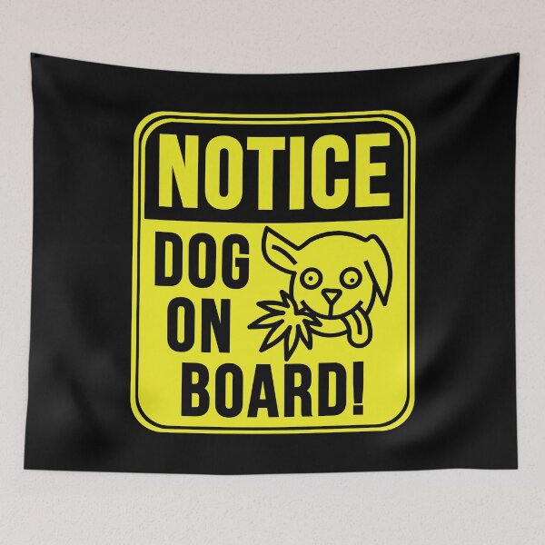 Item preview, Dog On Board! designed and sold by MarkMySign.