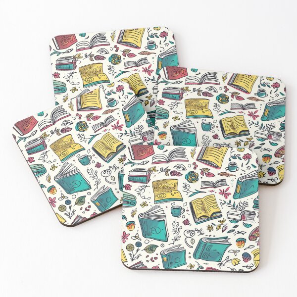 Item preview, Book Aesthetic, Abstract Doodle Books Pattern designed and sold by Desfix.