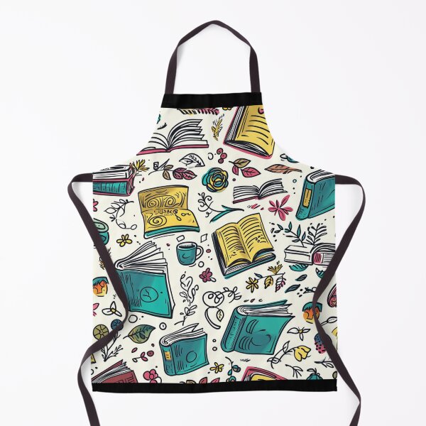 Item preview, Book Aesthetic, Abstract Doodle Books Pattern designed and sold by Desfix.