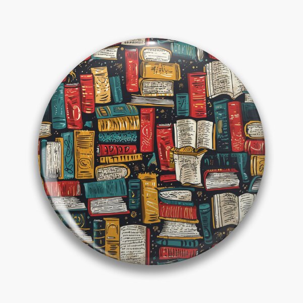 Item preview, Book Aesthetic, Abstract Doodle Books Pattern designed and sold by Desfix.