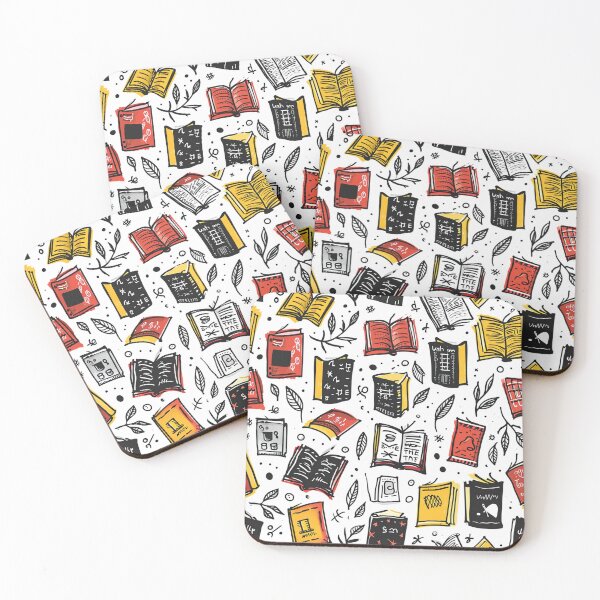 Item preview, Book Aesthetic, Abstract Doodle Books Pattern designed and sold by Desfix.