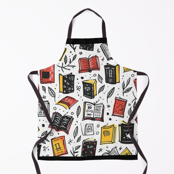 Item preview, Book Aesthetic, Abstract Doodle Books Pattern designed and sold by Desfix.
