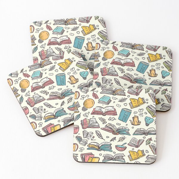 Item preview, Book Aesthetic, Abstract Doodle Books Pattern designed and sold by Desfix.