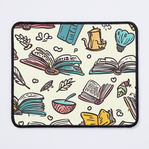 Item preview, Book Aesthetic, Abstract Doodle Books Pattern designed and sold by Desfix.
